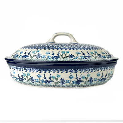 Covered Oval Baker